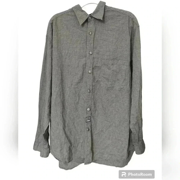Versace Jeans Couture plaid button down long sleeve shirt - Picture 1 of 5